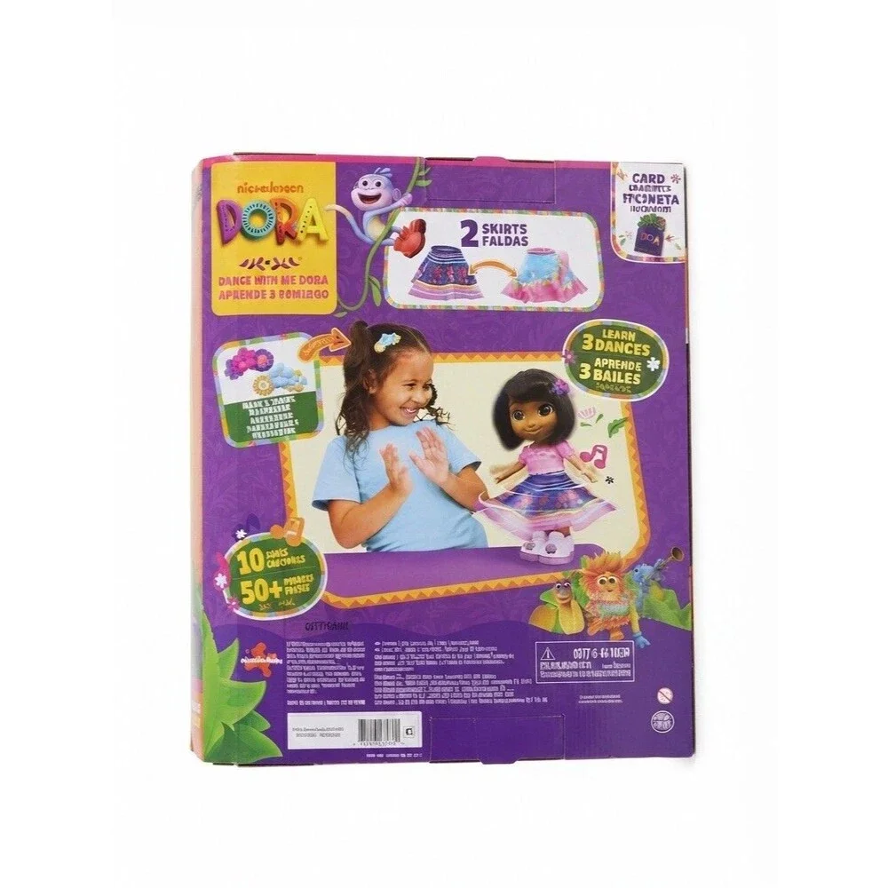 Nickelodeon Dance With Me Dora Interactive Doll Playset, 2 Skirts, 10 Songs